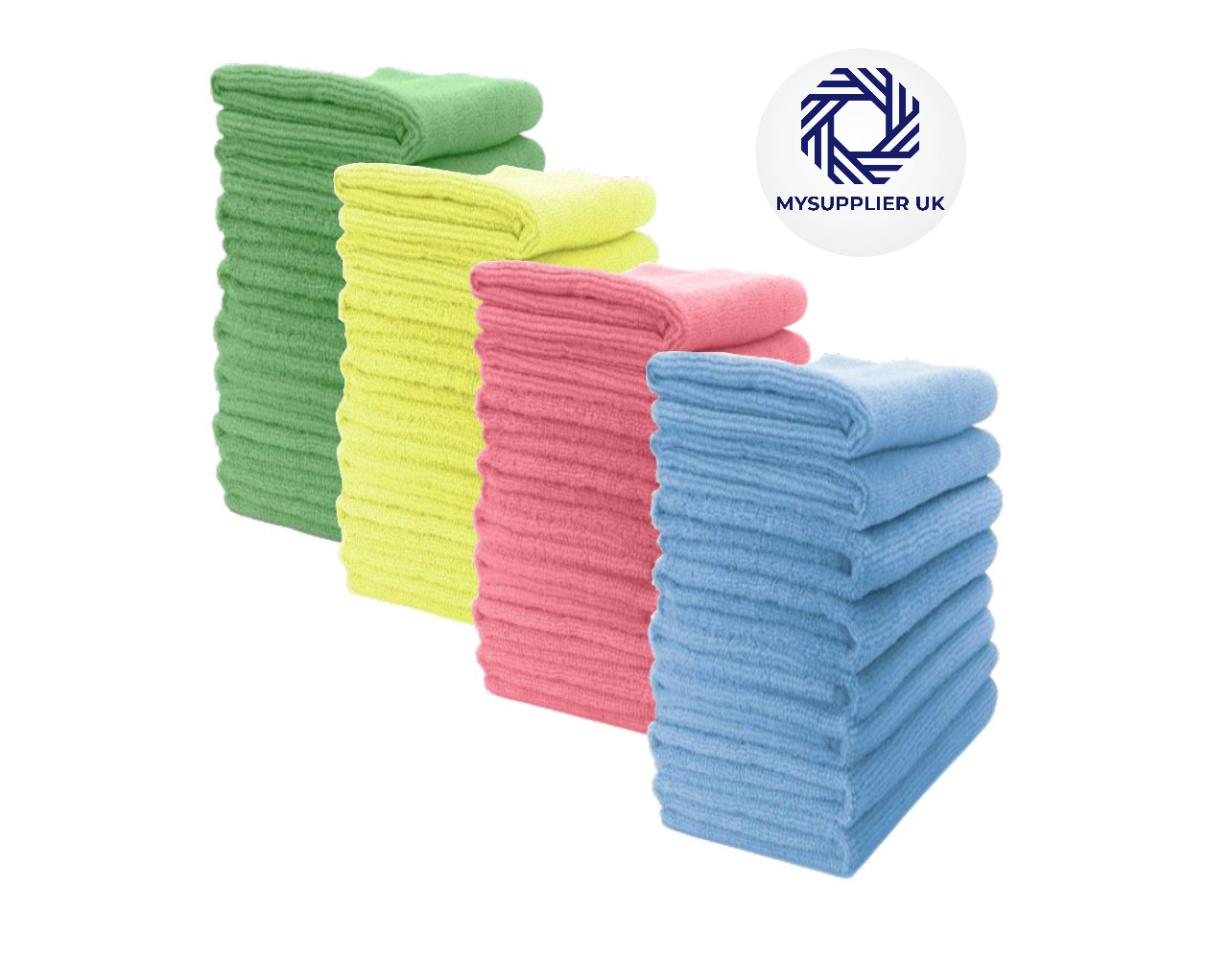 Microfibre & Colour Code Cleaning Cloths – MySupplier UK