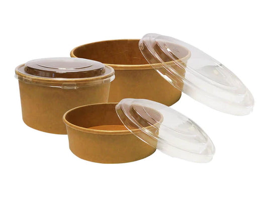 LIDS FOR ROUND KRAFT DELI BOWLS- PACK OF 600