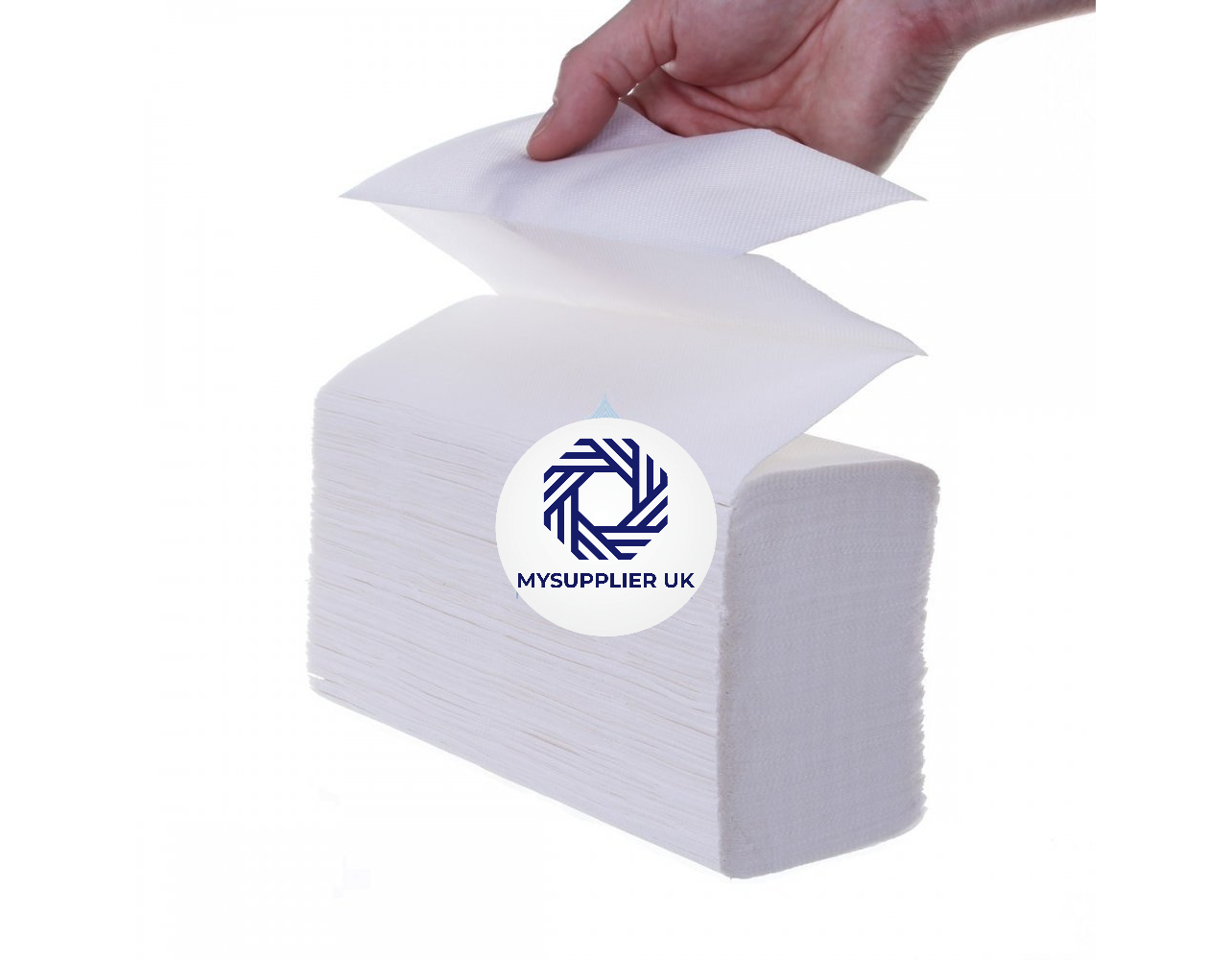 The Office Range 2 Ply - White - Interleaved - Paper Hand Towels