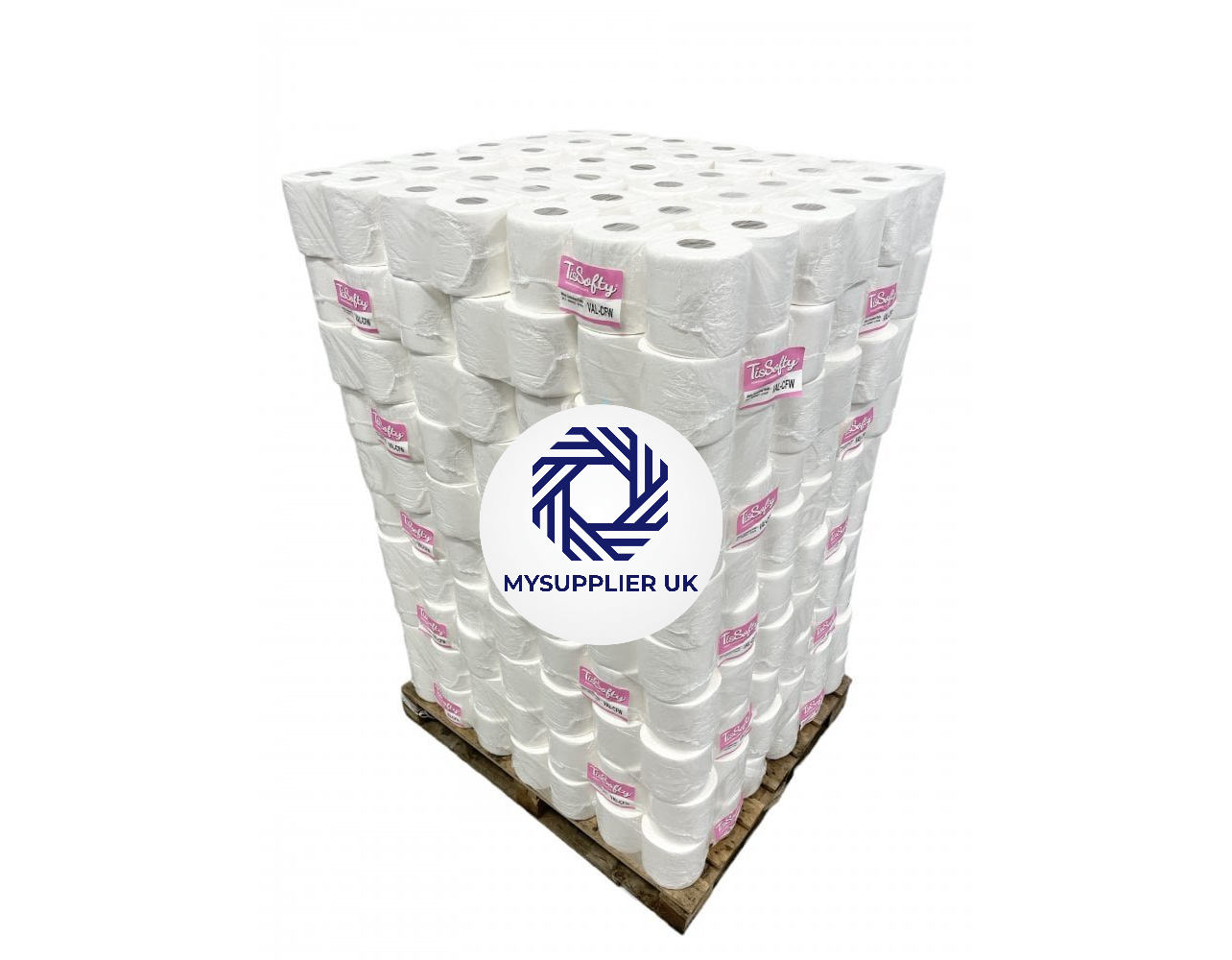 PALLET OFFER - FREE DELIVERY - Embossed 2 Ply White Centrefeed Rolls