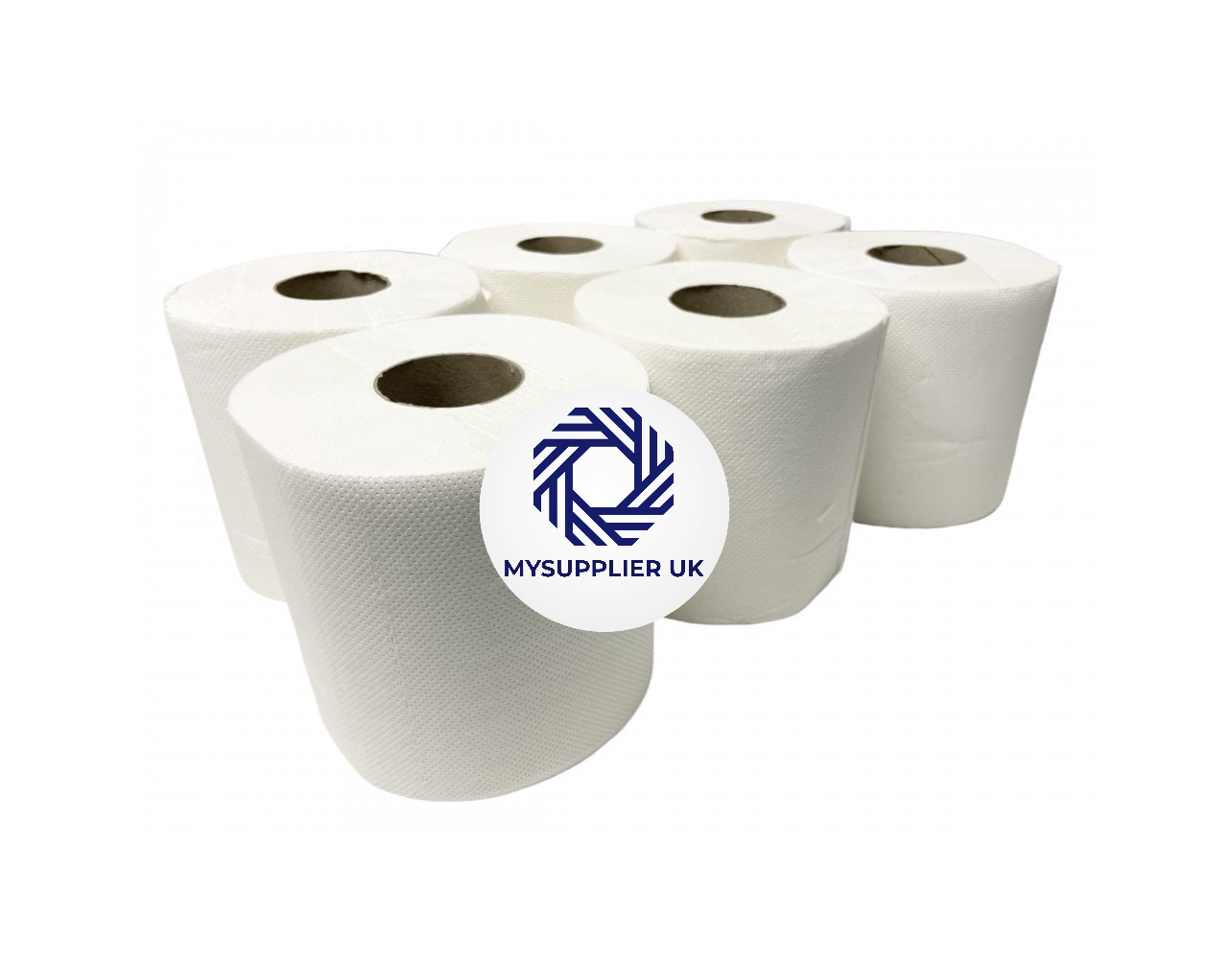 BUNDLE OFFER - FREE DELIVERY - TisSofty Embossed 2 Ply White Centrefeed Rolls