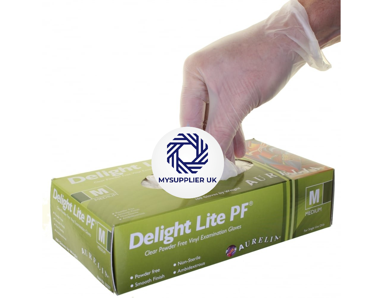 Aurelia Gloves Value Delight Lite - Vinyl Gloves - Powder Free  10 x 100 Gloves