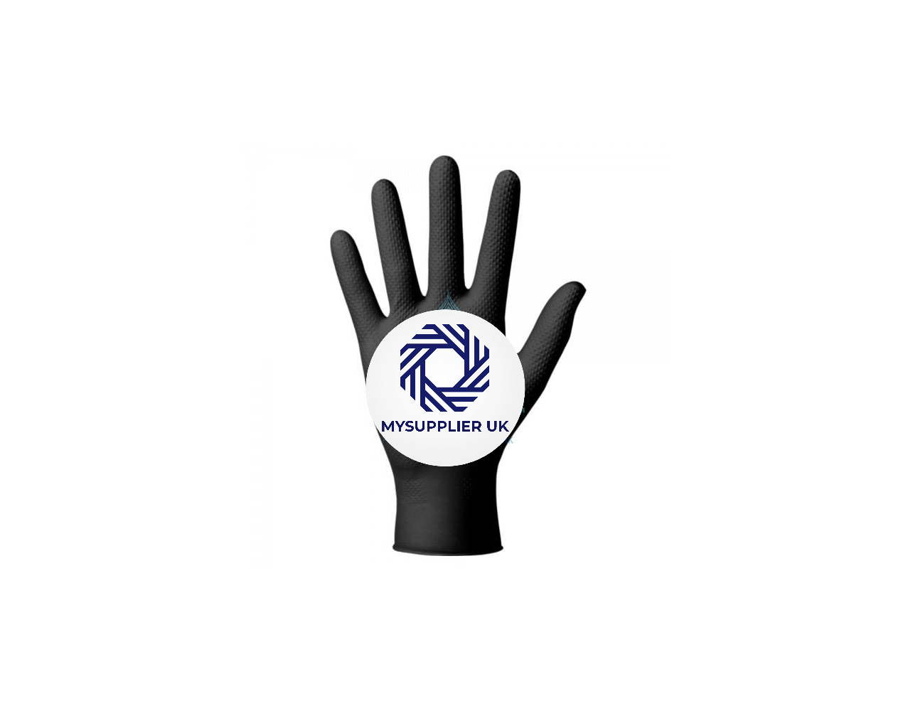 Aurelia Gloves Bold MAX - Black Heavy Duty -Nitrile Gloves - Powder Free  10 x 50 Gloves