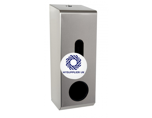 Stainless Steel Domestic Toilet Roll Dispenser - 1 Dispenser