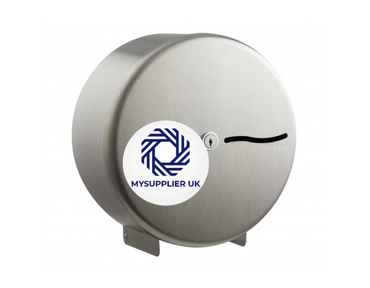 Stainless Steel Mini / Midi Jumbo Toilet Roll Dispenser - 1 Dispenser